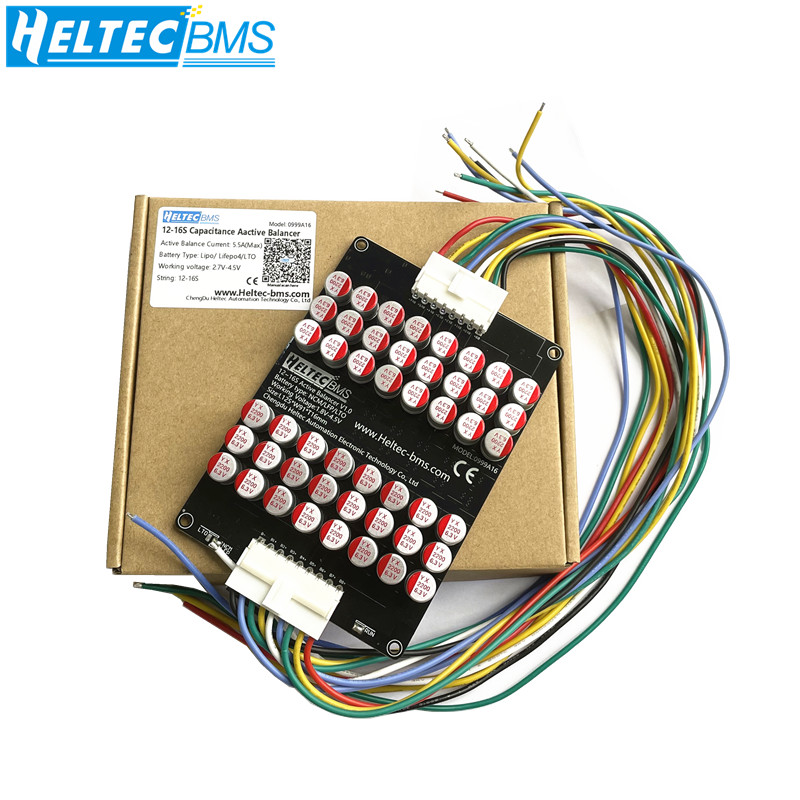 12S Lipo Battery Balancing Board - Heltec 16S 5A Ecualizador Activo de