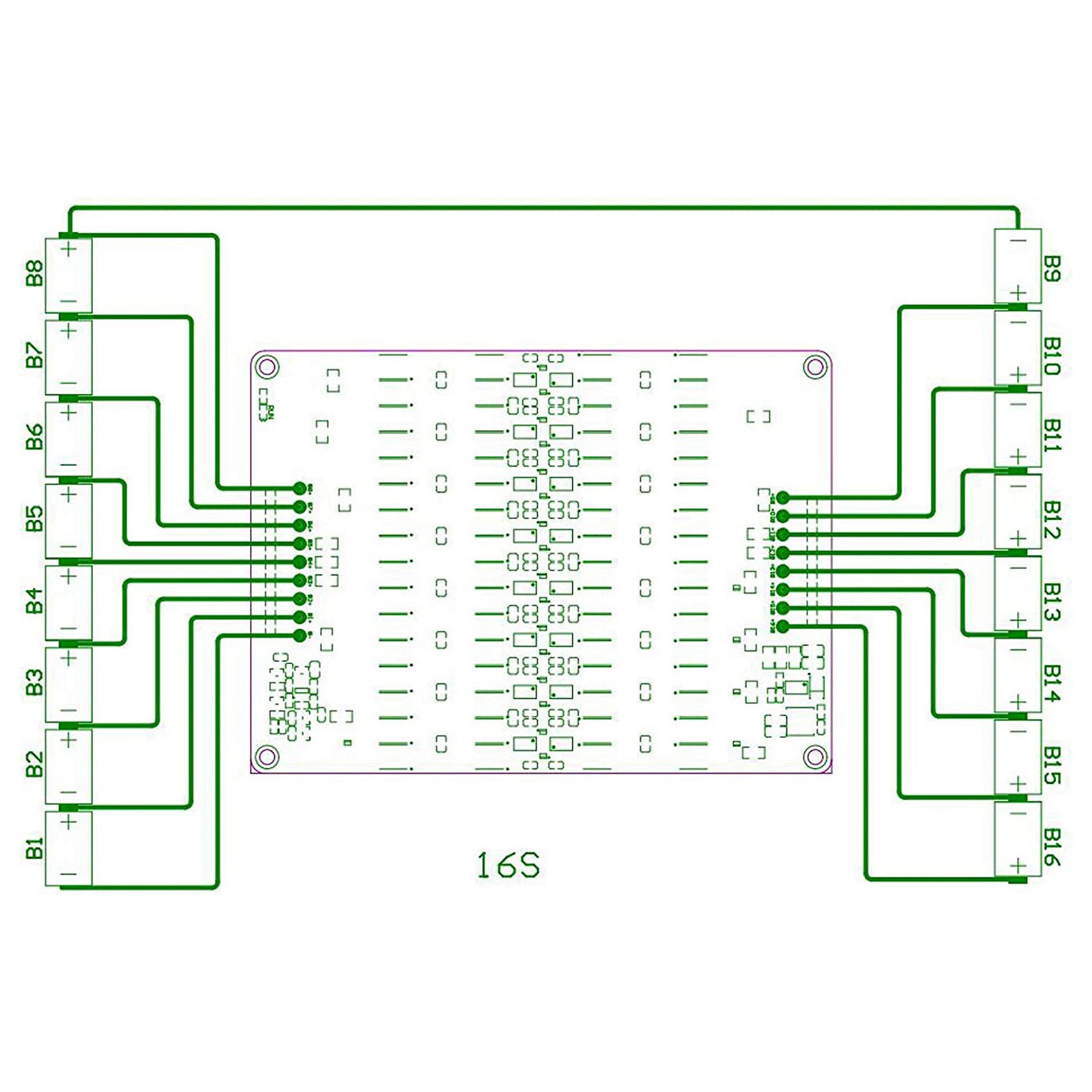 B04C-2X 12S 13S 14S 15S 16S Ec - 12S Lipo Battery Balancing Board reseña y precio