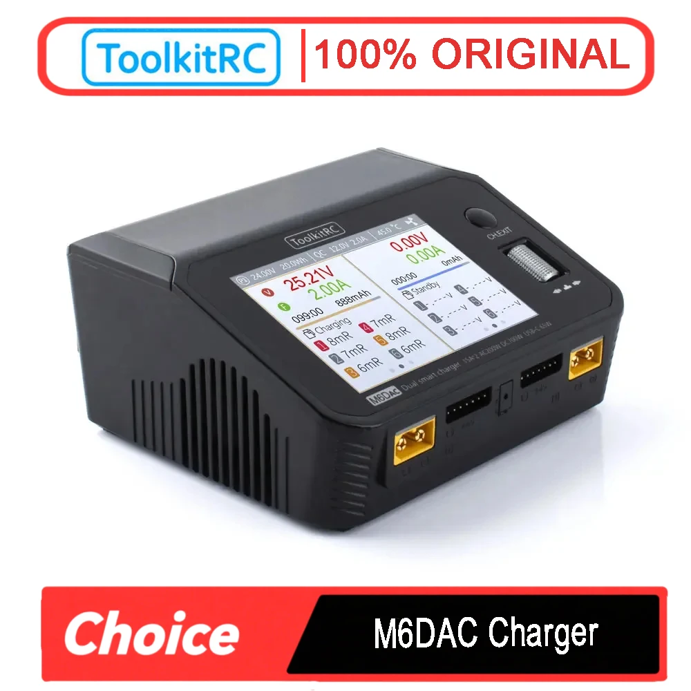 Cargador y Descargador Intelig - Toolkitrc M6Dac Smart Charger reseña y precio