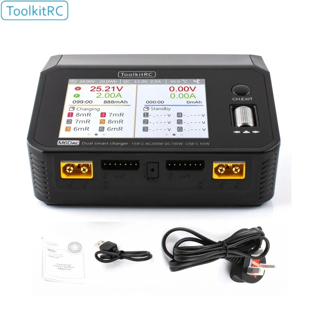 Cargador y Descargador Intelig - Toolkitrc M6Dac Smart Charger reseña y precio